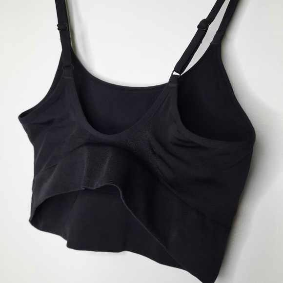 Wacoal B-Smooth Longline Bralette Bra Adjustable Straps Black Womens Size 34 - Picture 5 of 8